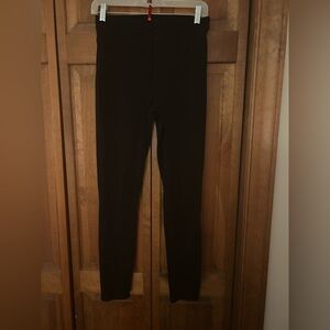 Spanx Women's Sz SP Classic Minimalist Black Stretchy Pants/Leggings